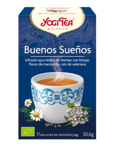 Yogitea Bons Sonhos com Valeriana - Infusões de chá Yogi - MundoYoga Loja de Yoga especializada em Yoga
