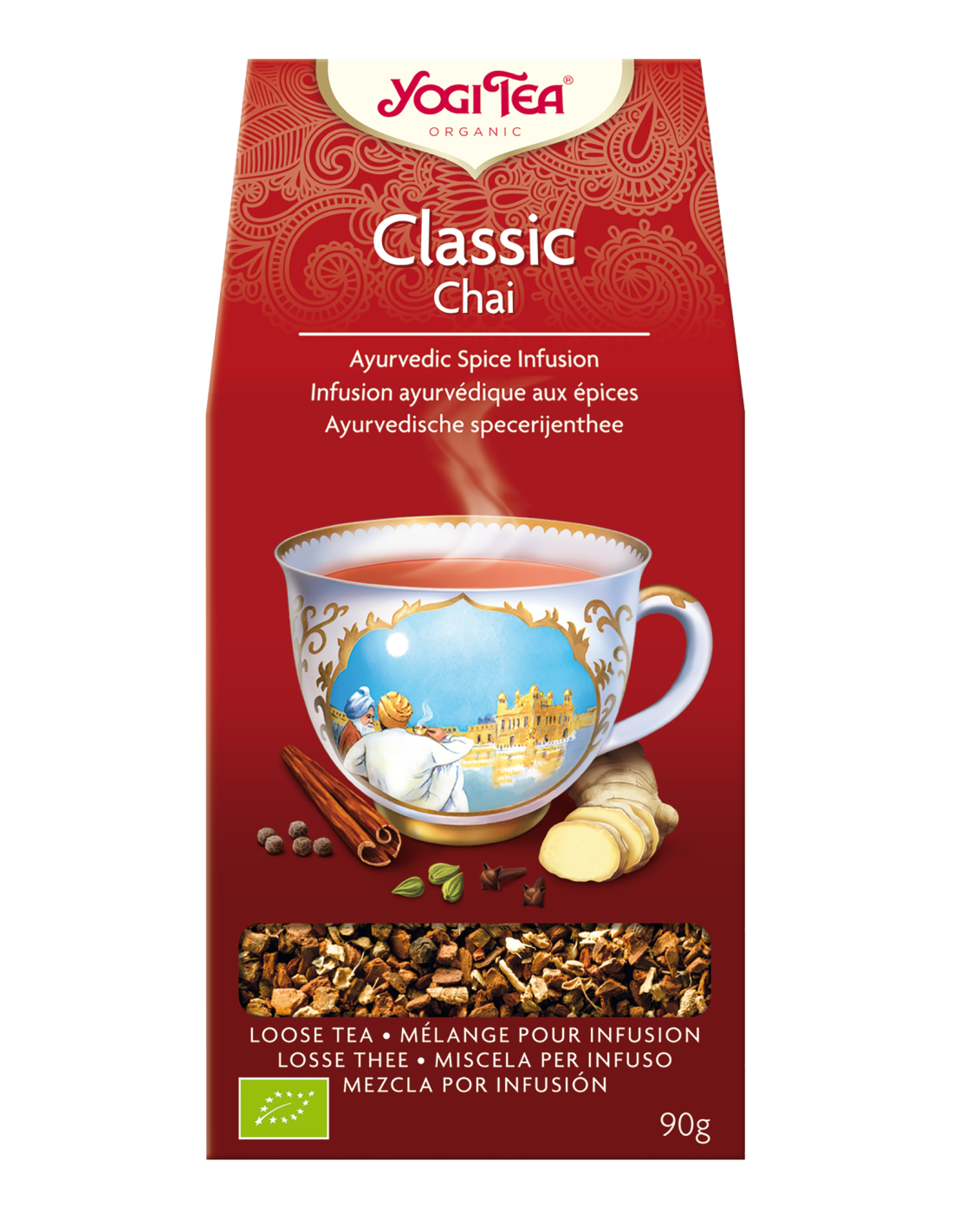 Yogi Tea Sachet de thé Bio Thé épicé Classic Pack Cannelle 17 x 2.2 g