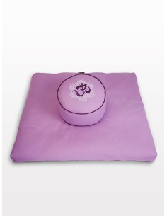 Meditationsset - Rondino OM - Sets aus Meditationskissen + Zabuton Unterlage - MundoYoga Yoga Shop, spezialisiert auf Yoga