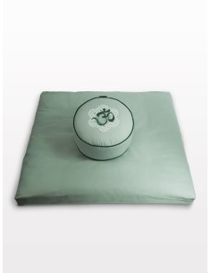 Meditationsset - Rondino OM - Sets aus Meditationskissen + Zabuton Unterlage - MundoYoga Yoga Shop, spezialisiert auf Yoga 2