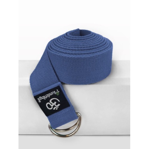 Cotton D-ring Yoga Belt - Yoga Belts - MundoYoga Yoga Shop Specializing in Yoga