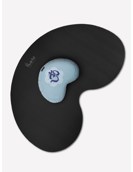 Conjunto MeditAid - Zafu Coração OM - Zafu & Tapete MeditAid - MundoYoga Loja de Yoga especializada em Yoga