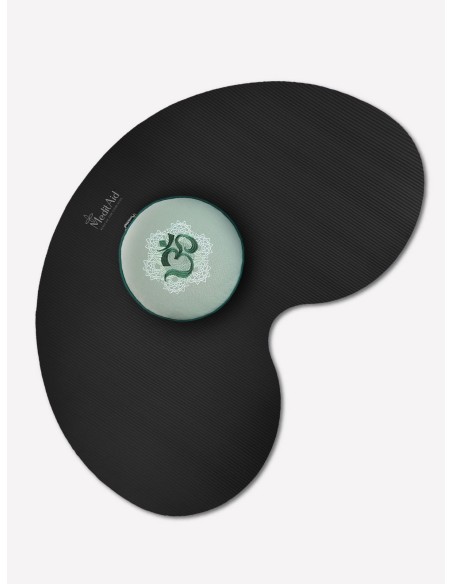 Conjunto MeditAid - Zafu Rondino OM - Zafu & Tapete MeditAid - MundoYoga Loja de Yoga especializada em Yoga