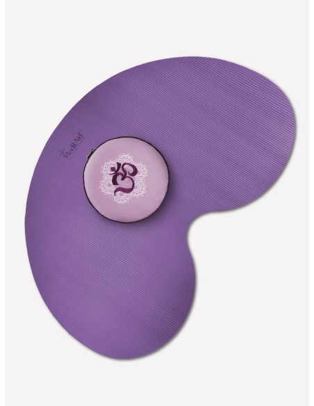Conjunto MeditAid - Zafu Rondino OM - Zafu & Tapete MeditAid - MundoYoga Loja de Yoga especializada em Yoga
