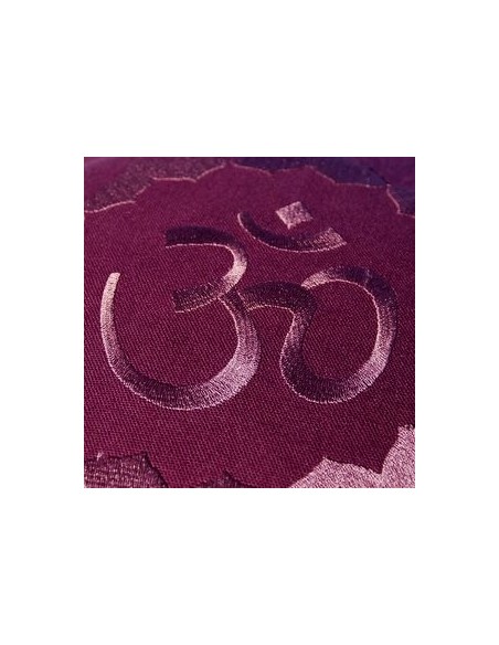 Zafu - Rondino-OM - Meditationskissen mit Stickerei - MundoYoga Yoga Shop, spezialisiert auf Yoga