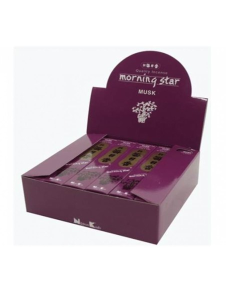 Morning Star clásico, Musk - Incienso Japonés - MundoYoga Tienda Especializada en Yoga
