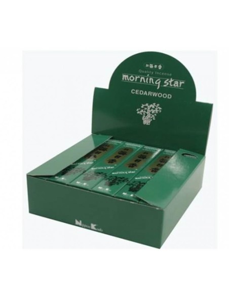 Morning Star Klassisch, Zedernholz - Japanische Räucherstäbchen - MundoYoga Yoga Shop, spezialisiert auf Yoga