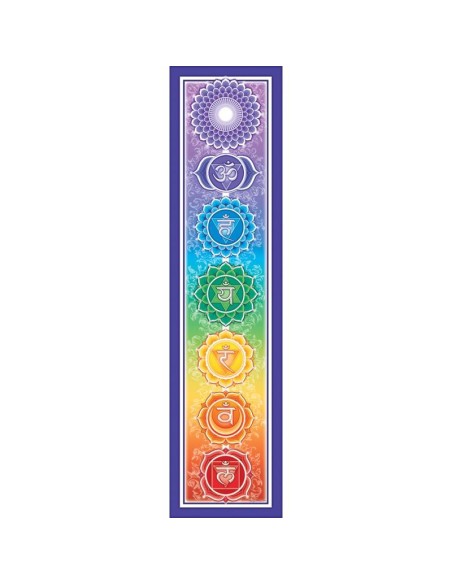 Sticker 7 chakras - Mandalas & Stickers - MundoYoga Yoga Shop Specializing in Yoga