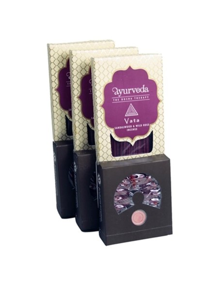 Ayurvedic incense sandalwood and wild rose (vata) - Ayurvedic Incense - MundoYoga Yoga Shop Specializing in Yoga