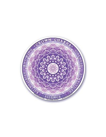 Autocollants - Jeu de sept Chakras - Mandalas et autocollants - MundoYoga Boutique de yoga spécialisée dans le yoga