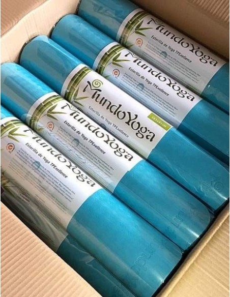 Caixa de 20 tapetes TPExellence - Conjuntos de 12 ou mais tapetes - MundoYoga Loja de Yoga especializada em Yoga