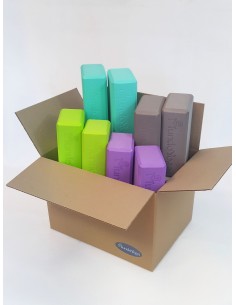Caja de 20 ladrillos - EVA - Sets con accesorios para yoga - MundoYoga Tienda Especializada en Yoga