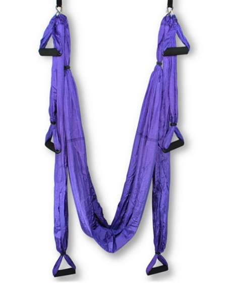Columpio Yoga Aéreo - Lila - Unicolor - MundoYoga Tienda Especializada en Yoga