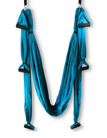 Yogaschaukel Yoga - Esmeralda - Yogaschaukeln einfarbig - MundoYoga Yoga Shop, spezialisiert auf Yoga