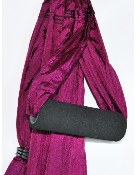 BalancelleYoga aérien - Aubergine - Unicolore - MundoYoga Boutique de yoga spécialisée dans le yoga