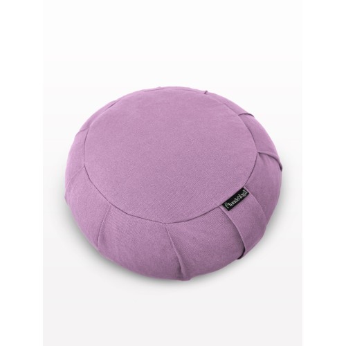 Zafu klassisch, rund mit Dehnungsfalten - Einfarbige Meditationskissen - MundoYoga Yoga Shop, spezialisiert auf Yoga
