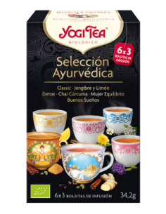 Yogitea Selecção ayurvédica - Infusões de chá Yogi - MundoYoga Loja de Yoga especializada em Yoga