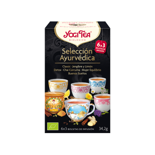 Yogitea Ayurvedische Auswahl - Yogi Tee Aufgüsse - MundoYoga Yoga Shop, spezialisiert auf Yoga
