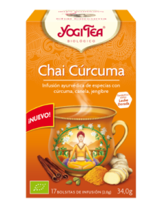 Yogitea Kurkuma Chai - Yogi Tee Aufgüsse - MundoYoga Yoga Shop, spezialisiert auf Yoga