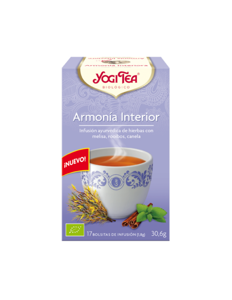 Yogitea Harmonia interior - Infusões de chá Yogi - MundoYoga Loja de Yoga especializada em Yoga