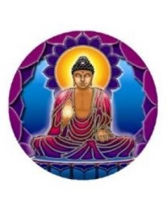 Enlightened Buddha Sticker - Mandalas & Stickers - MundoYoga Yoga Shop Specializing in Yoga