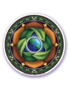 Gaia Sticker - Mandalas & Stickers - MundoYoga Yoga Shop Specializing in Yoga