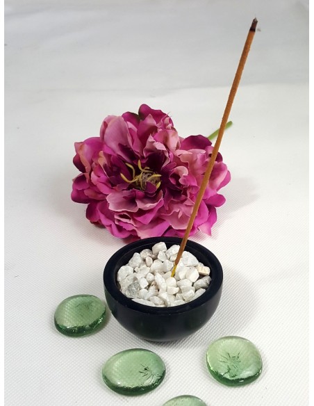 Incense burner black cup - Indian incense - MundoYoga Yoga Shop Specializing in Yoga