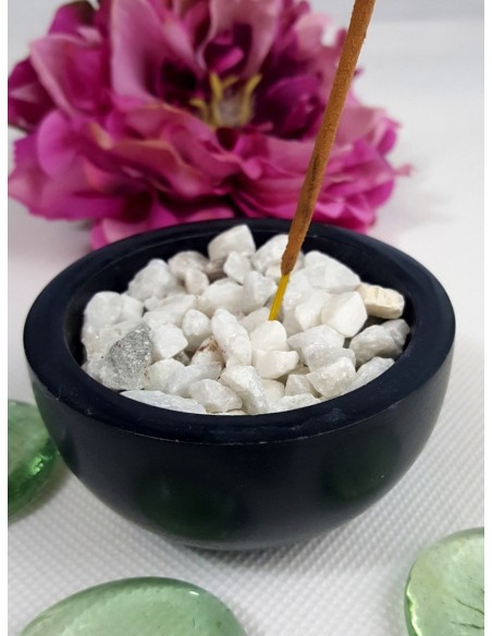 Encensoir Coupe noire - Encens indien - MundoYoga Boutique de yoga spécialisée dans le yoga