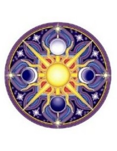 Sticker celestial mandala