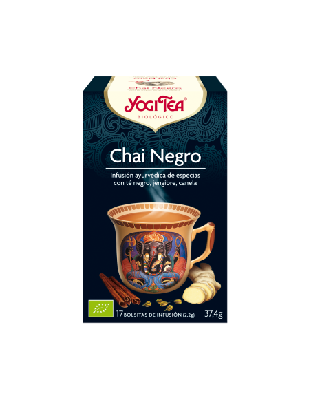 Yogitea Chai preto - Infusões de chá Yogi - MundoYoga Loja de Yoga especializada em Yoga