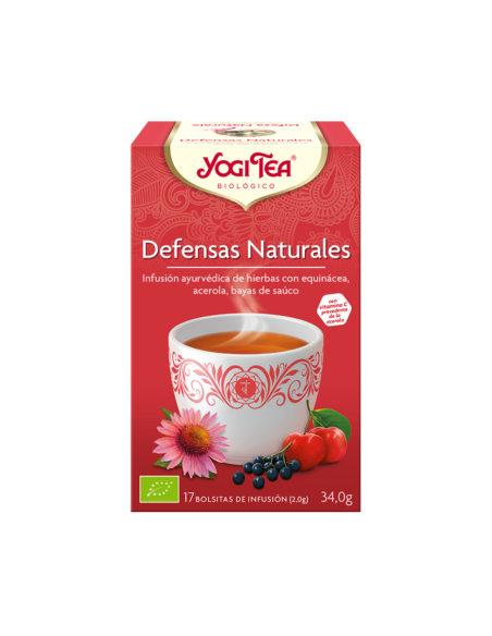 Yogitea Defesas naturais - Infusões de chá Yogi - MundoYoga Loja de Yoga especializada em Yoga