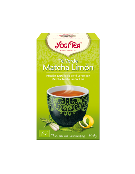 Yogitea Matcha Limão - Infusões de chá Yogi - MundoYoga Loja de Yoga especializada em Yoga