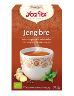 Yogitea Gengibre - Infusões de chá Yogi - MundoYoga Loja de Yoga especializada em Yoga