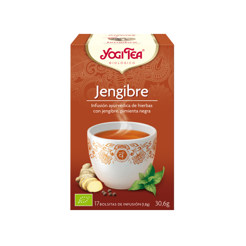 Yogitea Gengibre - Infusões de chá Yogi - MundoYoga Loja de Yoga especializada em Yoga