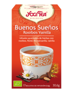 Yogitea Good Dreams Rooibos Vanilla - Yogi Tea infusions - MundoYoga Yoga Shop Specializing in Yoga