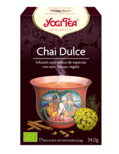 Yogitea Chai doce - Infusões de chá Yogi - MundoYoga Loja de Yoga especializada em Yoga