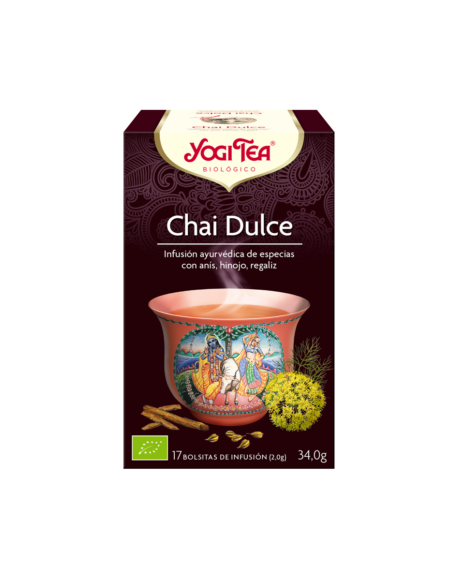 Yogitea Chai doce - Infusões de chá Yogi - MundoYoga Loja de Yoga especializada em Yoga
