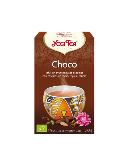Yogitea Choco - Infusões de chá Yogi - MundoYoga Loja de Yoga especializada em Yoga