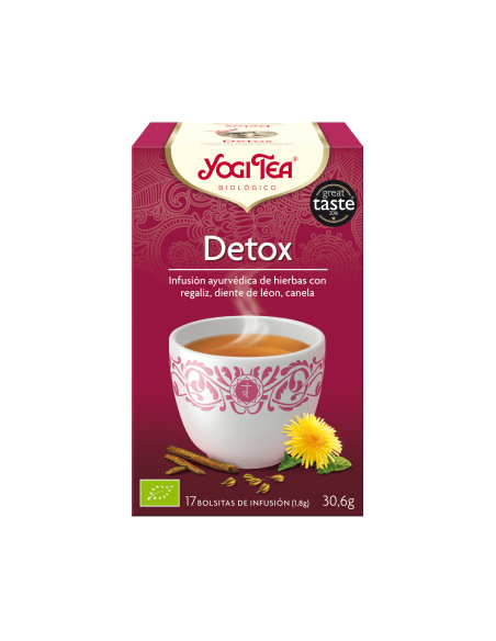 Yogitea Desintoxicação - Infusões de chá Yogi - MundoYoga Loja de Yoga especializada em Yoga