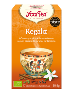 Yogitea Regaliz - Yogi Tea infusiones - MundoYoga Tienda Especializada en Yoga