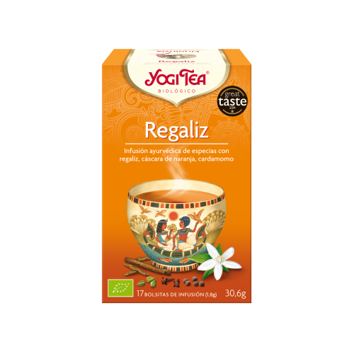 Yogitea Alcaçuz - Infusões de chá Yogi - MundoYoga Loja de Yoga especializada em Yoga
