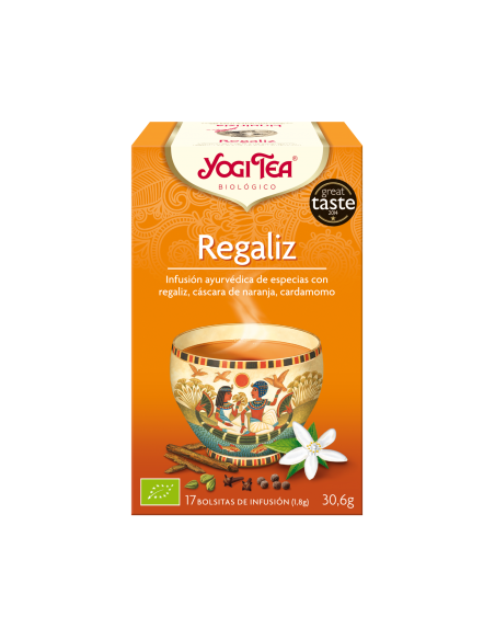 Yogitea Alcaçuz - Infusões de chá Yogi - MundoYoga Loja de Yoga especializada em Yoga