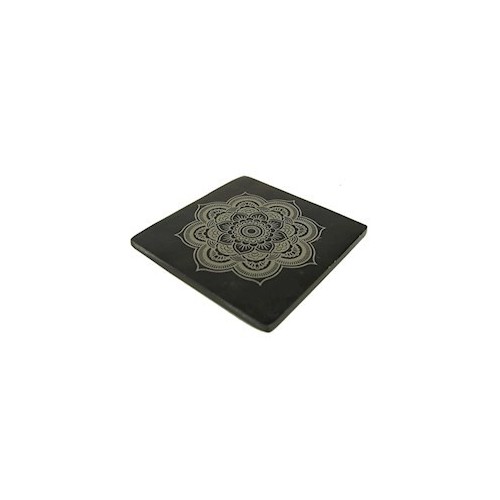 Soapstone incense burner with Mandala - Indian incense - MundoYoga Yoga Shop Specializing in Yoga