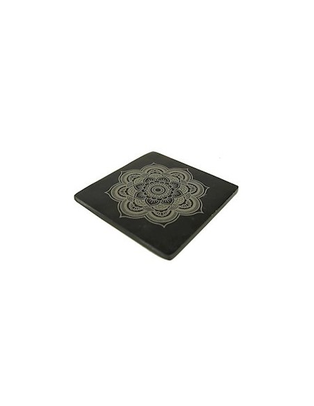 Incensario de piedra jabón con Mandala - Incienso de la India - MundoYoga Tienda Especializada en Yoga