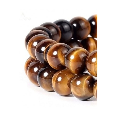 Mala of TIGER'S EYE, 6mm - Malas - MundoYoga Yoga Shop Specializing in Yoga