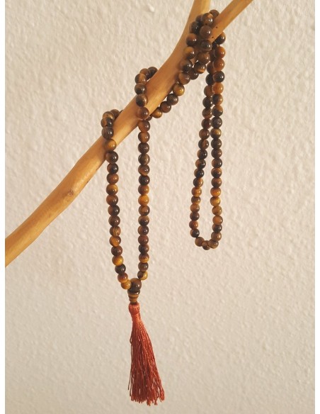 Mala of TIGER'S EYE, 6mm - Malas - MundoYoga Yoga Shop Specializing in Yoga Mala of TIGER'S EYE, 6mm - Malas - MundoYoga Yoga Shop Specializing in Yoga