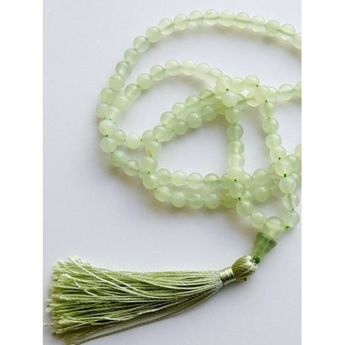 Mala light Green Jade, 6mm - Malas - MundoYoga Yoga Shop Specializing in Yoga