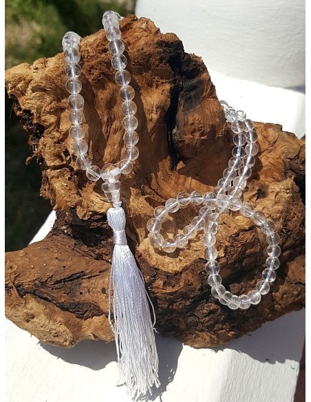 Mala transparent Quartz - Malas - MundoYoga Yoga Shop Specializing in Yoga