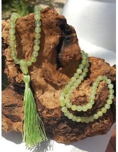 Mala de Jade Verde Claro, 6mm - Malas - MundoYoga Tienda Especializada en Yoga