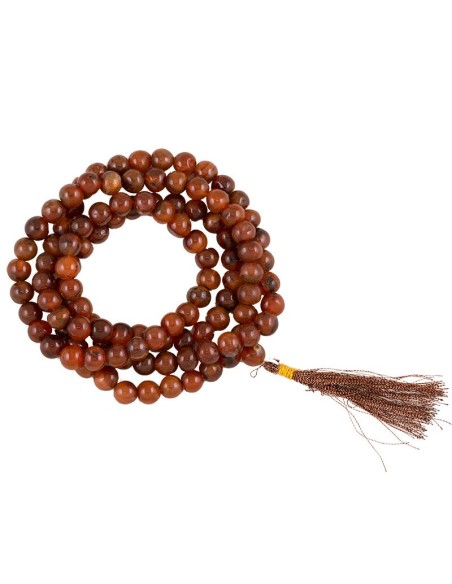 Mala-Kette aus Karneol - Malas - MundoYoga Yoga Shop, spezialisiert auf Yoga